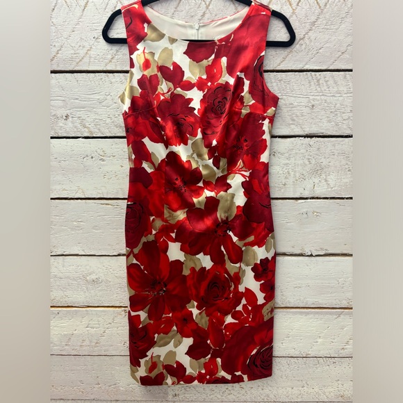 Joseph Ribkoff Red Dress - Picture 1 of 11